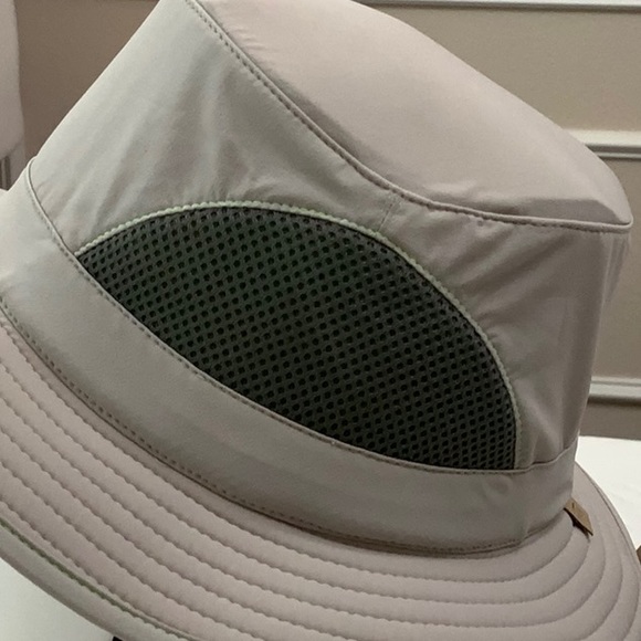 Tilley TAF101 AIRFLO ALGONQUIN hat - Glacier/lime (grey) - Picture 6 of 13